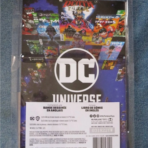 DC PAGE PUNCHERS BLACK ADAM 3” Figure ENDLESS WINTER SPECIAL #1 - Picture 3 of 7